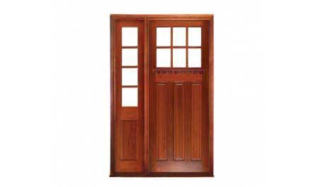 ashgrove: single door + sidelight on left